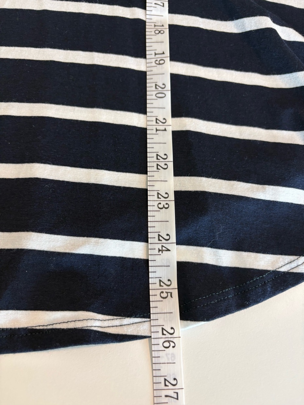 Navy & White Striped Tank - Large - Picture 9 of 9